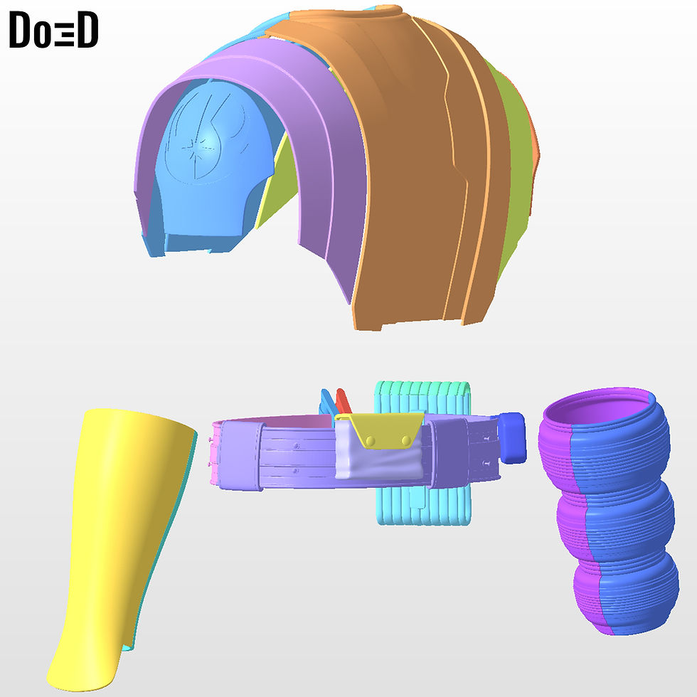 Thumbnail: Anakin Skywalke Darth Vader Armor | 3DPrintable STL File #A787
