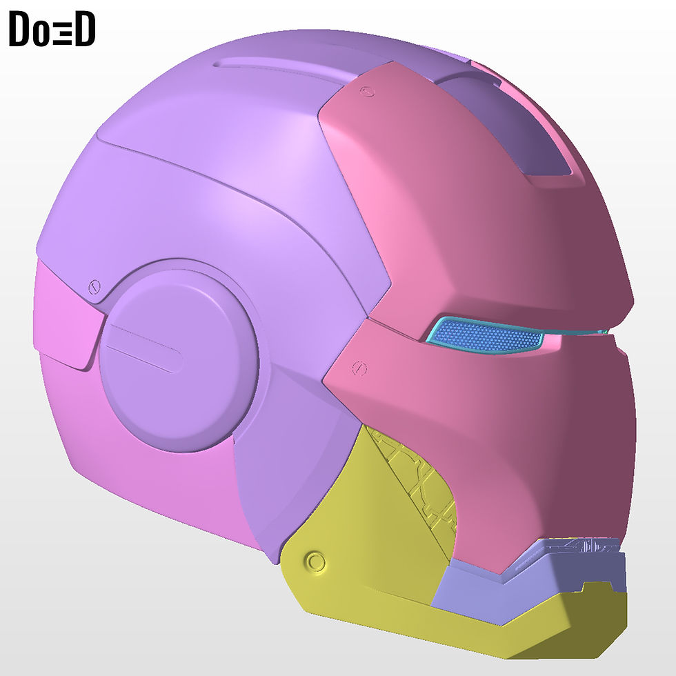 Thumbnail: Iron Man Mark VI MK 6 Armor Suit + Inner Chest Details 3D Printable Model #TI23