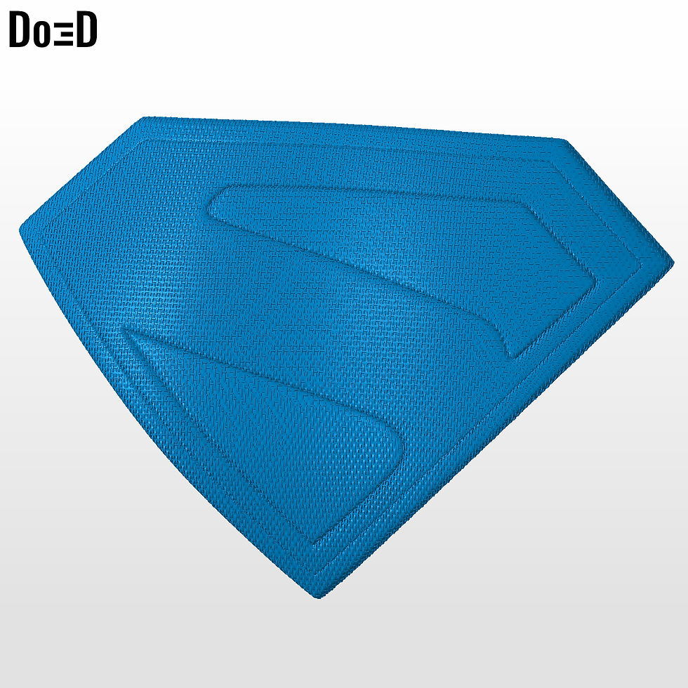 Thumbnail: Superman 2025 Full Suit Chest Forearm Belt Boots | 3D Print Model #SL19