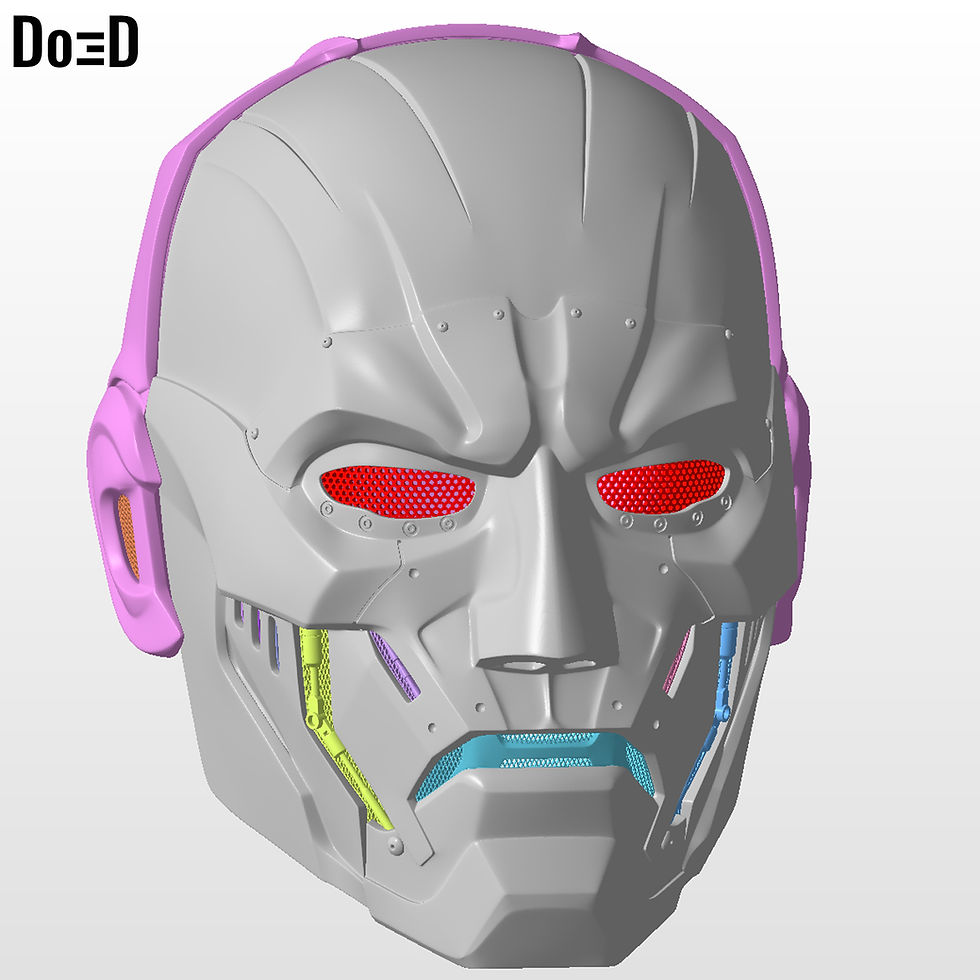 Thumbnail: Doctor Doom Victor Von Doom FF2 Helmet | 3D Printable Model #FF2