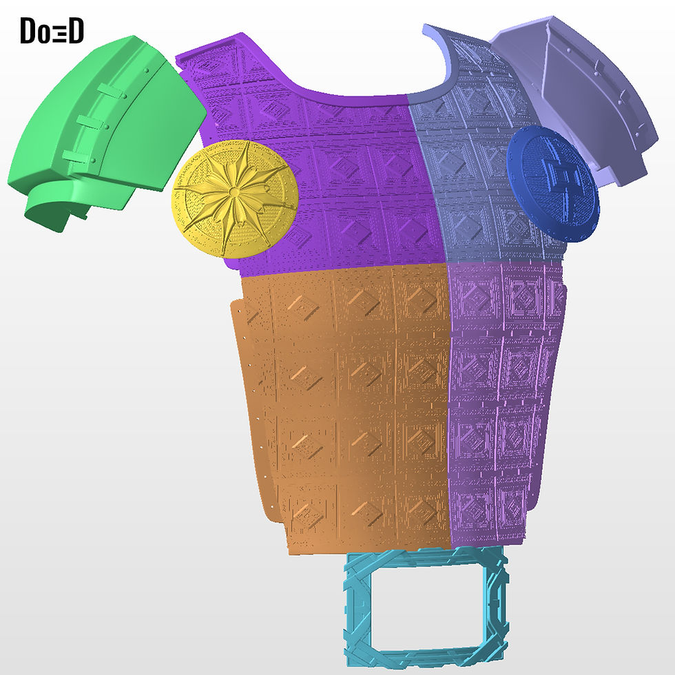 Thumbnail: Avengers Doomsday Doctor Doom SDCC Full Suit Armors 3D Printable Model STL #DD12