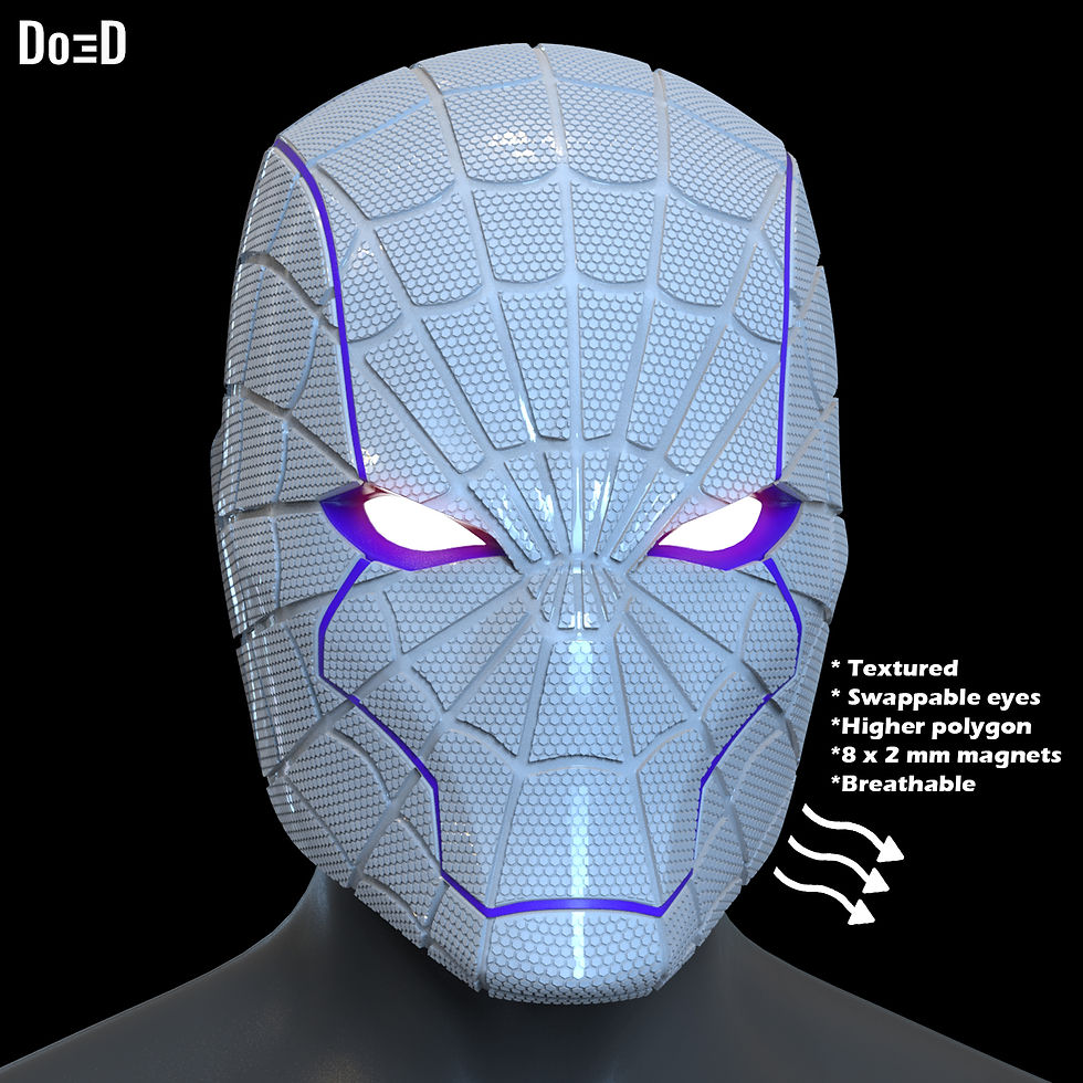 Thumbnail: SpiderHood Helmet Red Hood Spider-Man Mashup | 3D Printable Model #SH329