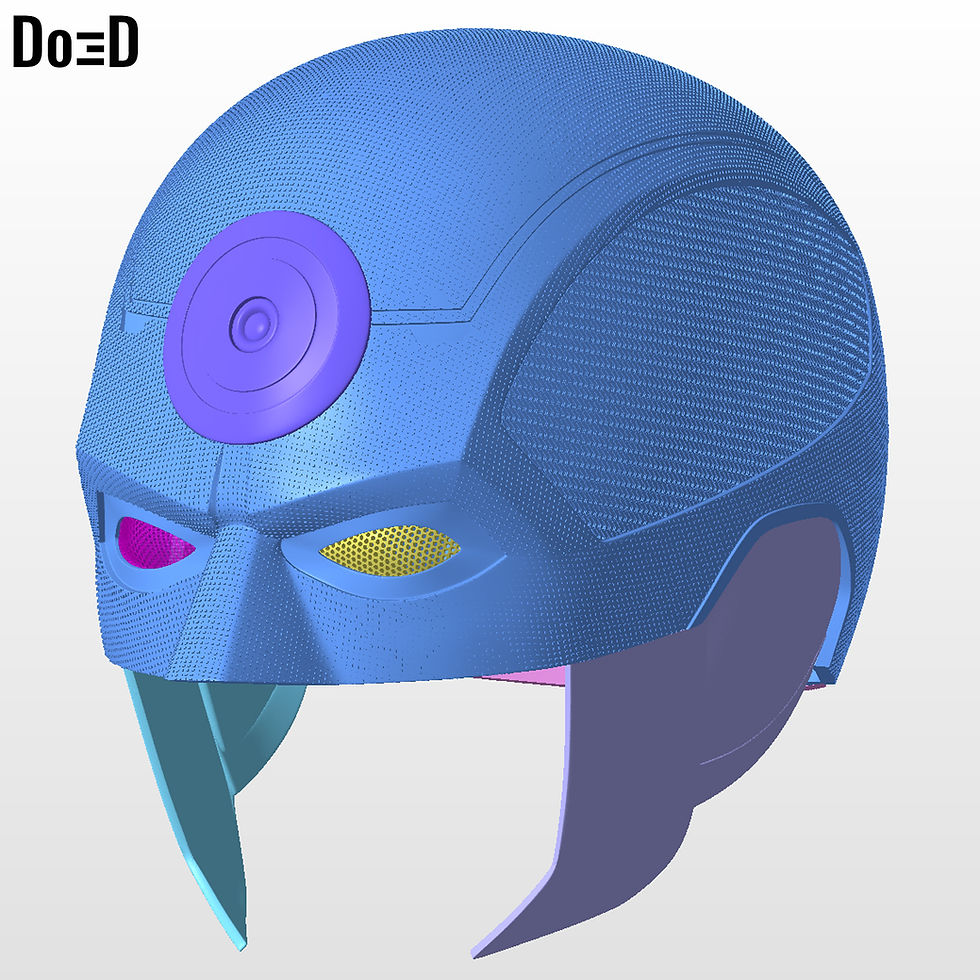 Thumbnail: Bullseye MCU Style Helmet Daredevil Born Again Season 3 | 3D Print Model STL #BE