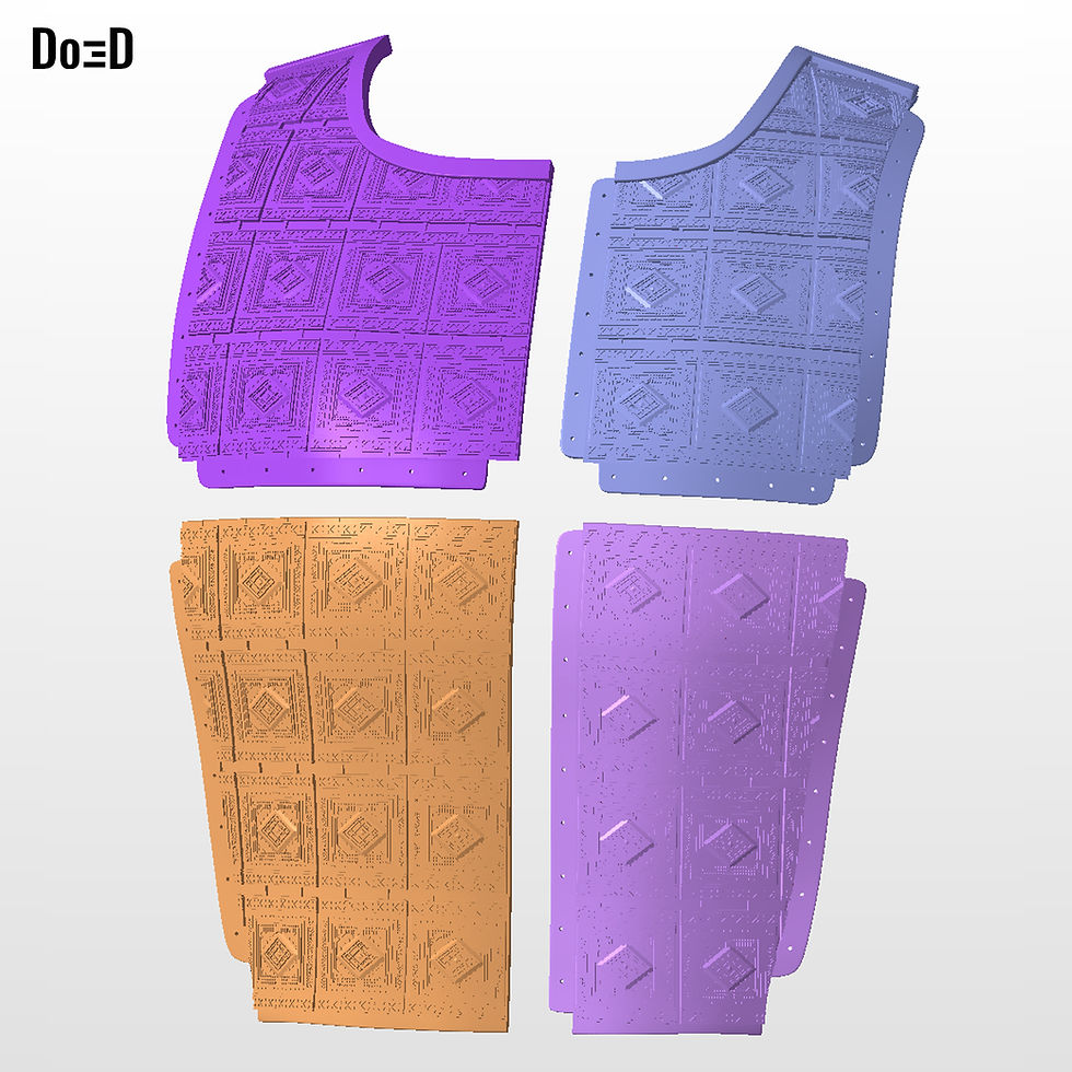 Thumbnail: Doctor Doom Torso + Brooches SDCC 2026 Avengers Doomsday 3D Printable Model #TB3