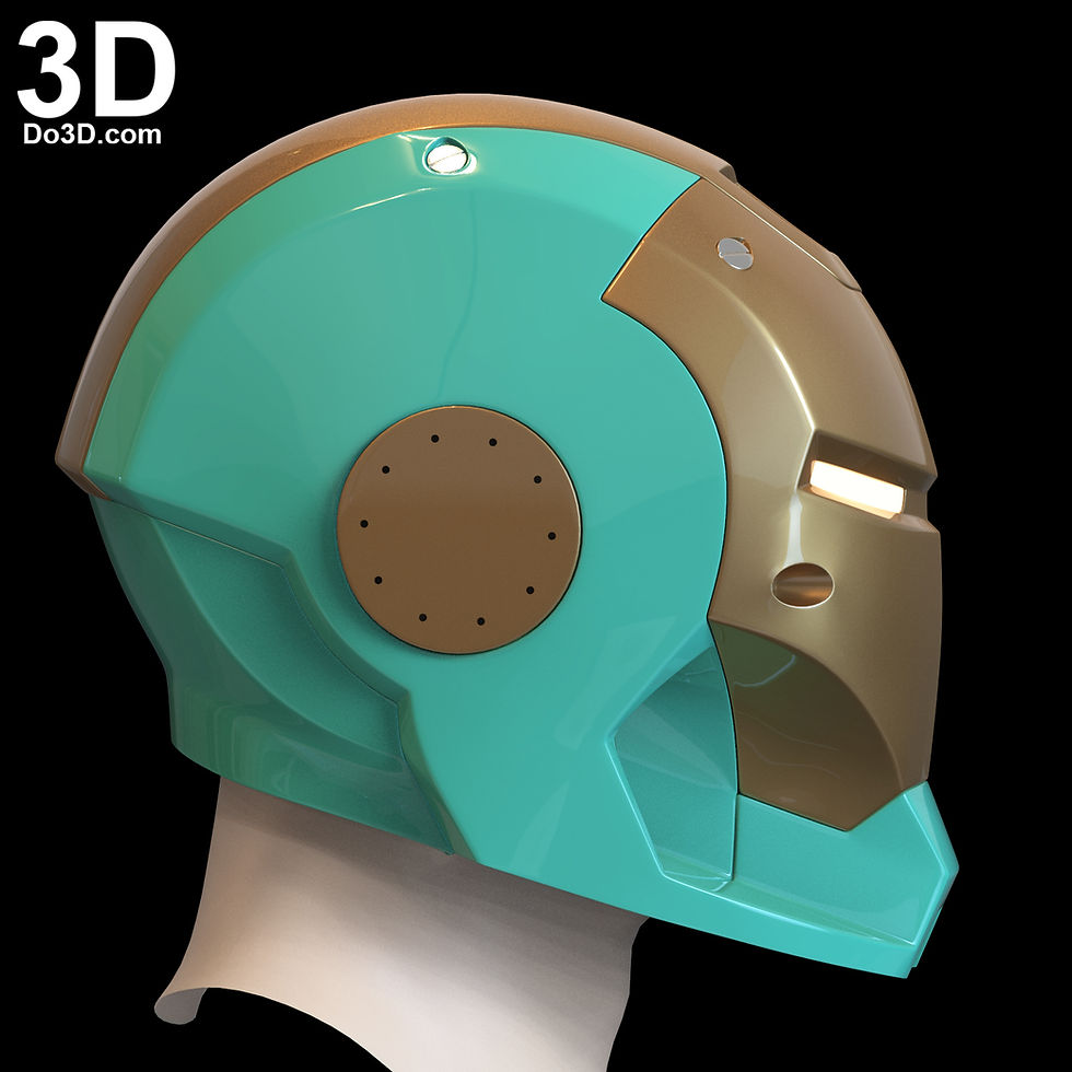 Thumbnail: Scuba Iron Man 3 Helmet Mark XXXVII MK 37 | 3D Printable Model #SC31