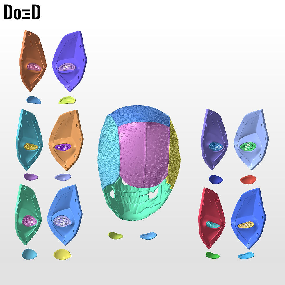 Thumbnail: Batpool 2 Helmet (Batman Deadpool) 3D Printable Model Print File STL #B902