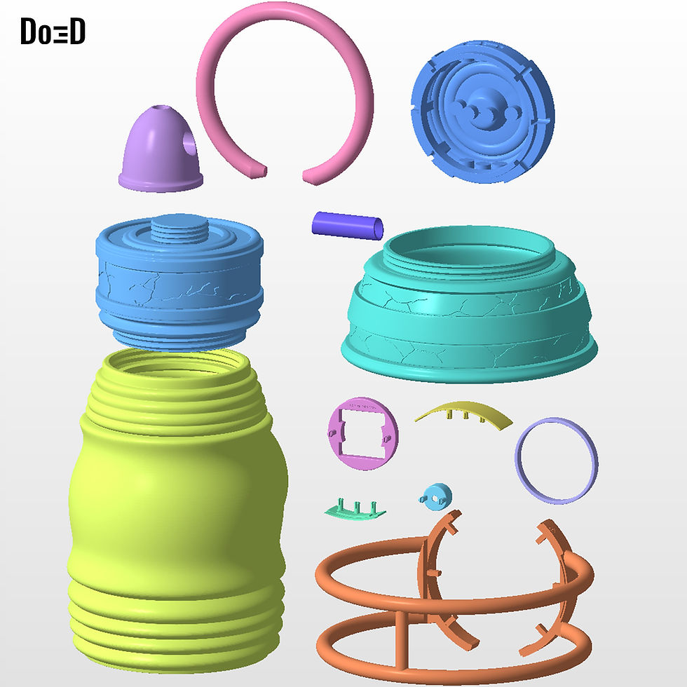 Thumbnail: Lantern from Lanterns Green Lantern Power Battery 3D Printable Model STL #GLP341