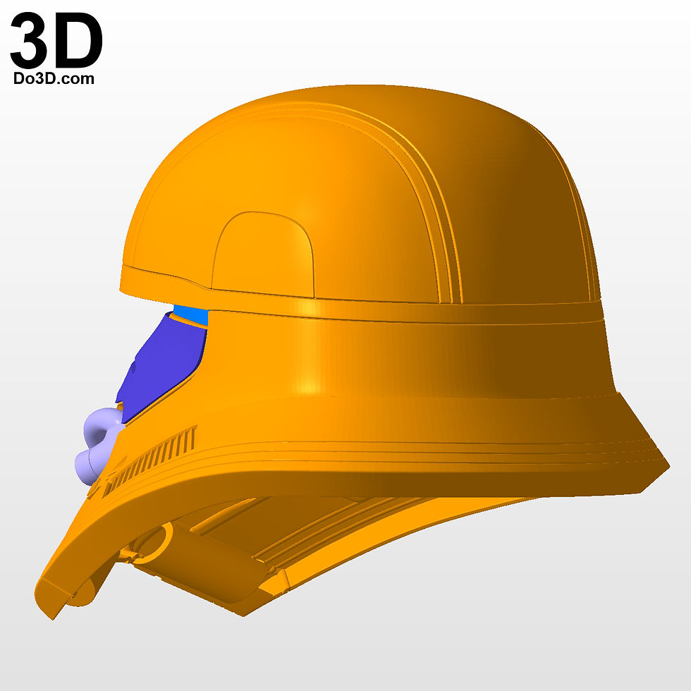 Thumbnail: Jet Trooper Helmet From Star Wars The Rise of Skywalker | 3D Printable File #J11