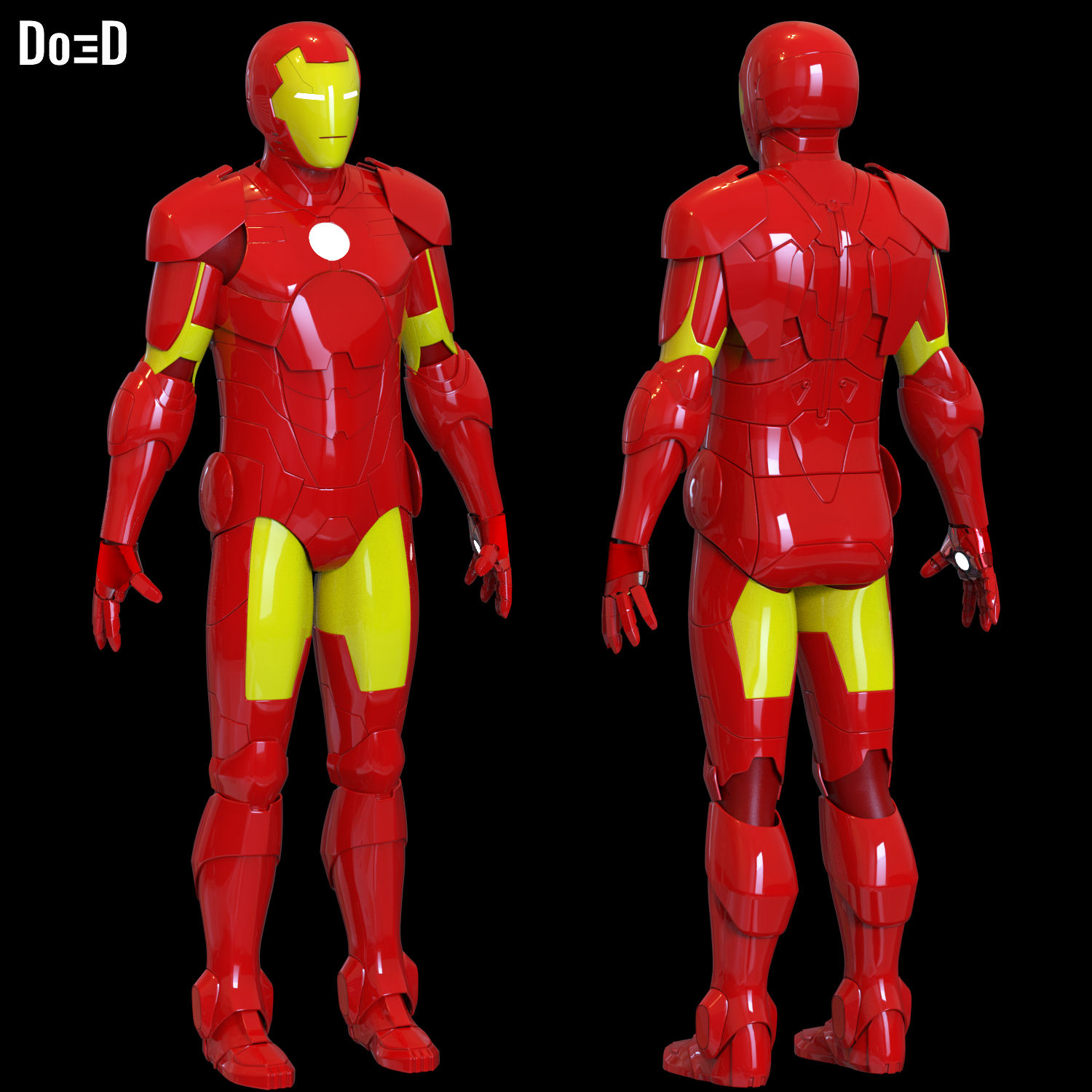 Iron Man Armored Adventures Armor | 3D Printable Model STL #AA99