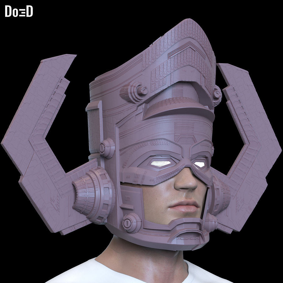 Thumbnail: Galactus Popcorn Bucket / Helmet Fantastic Four 3D Printable Model STL File #GF3