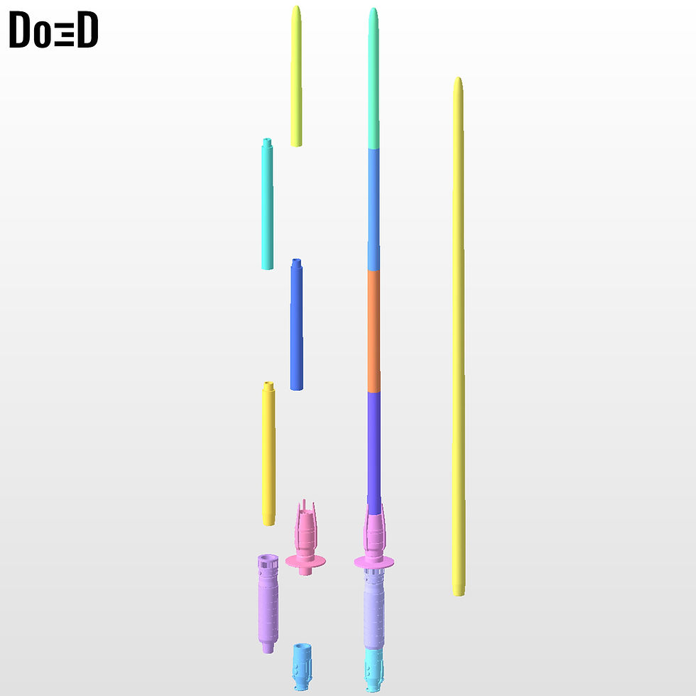 Thumbnail: Shin Hati Lightsaber | 3D Printable Model #S999