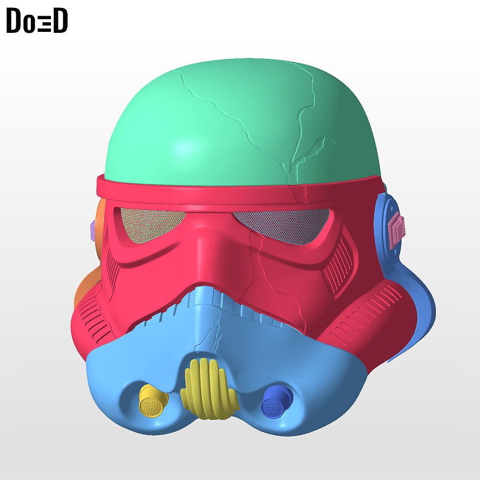 Thumbnail: Thrawn Stormtrooper Night Trooper 3D Printable Model STl #TS141