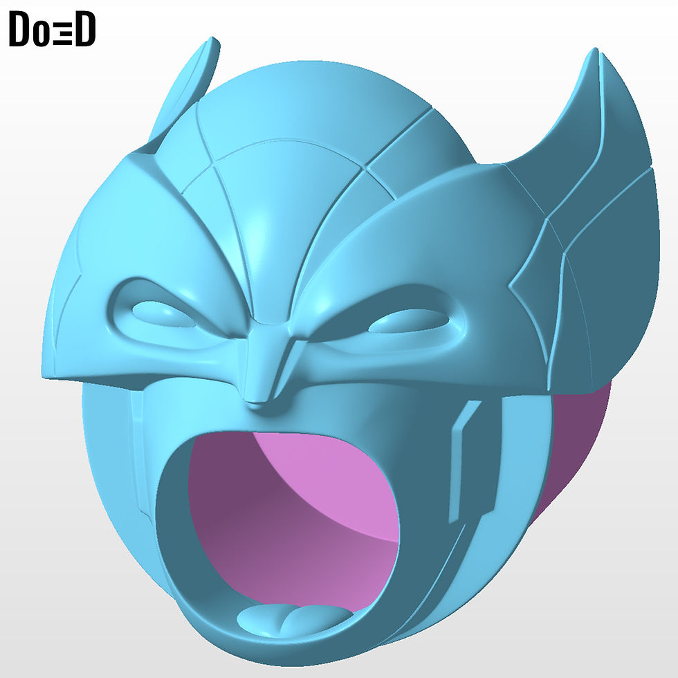 Thumbnail: Free Popcorn Bucket / Container 3D Printable Model File STL #WP58