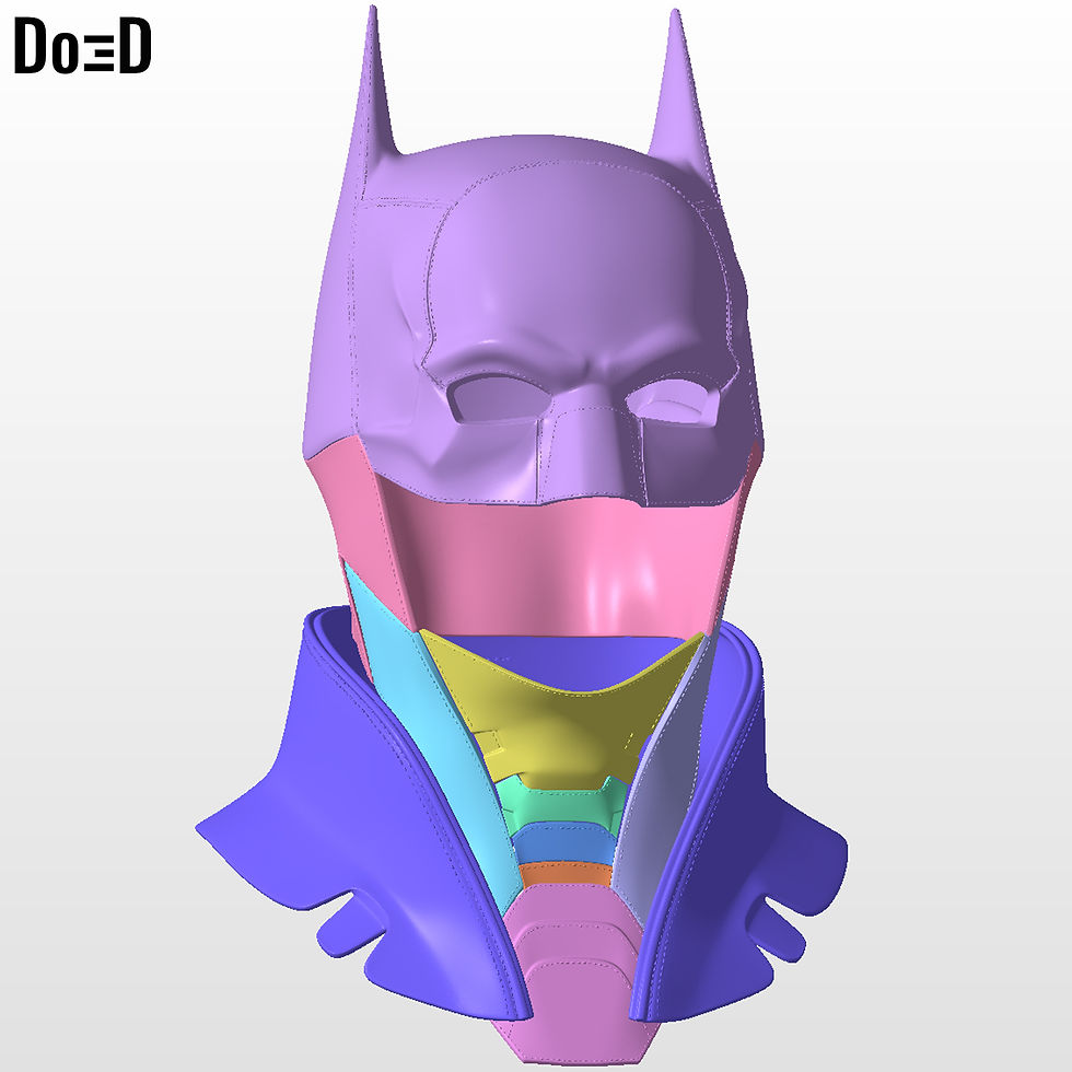 Thumbnail: The Batman 2022 Batsuit Upper Body Armors | 3D Printable Model STL File #B21