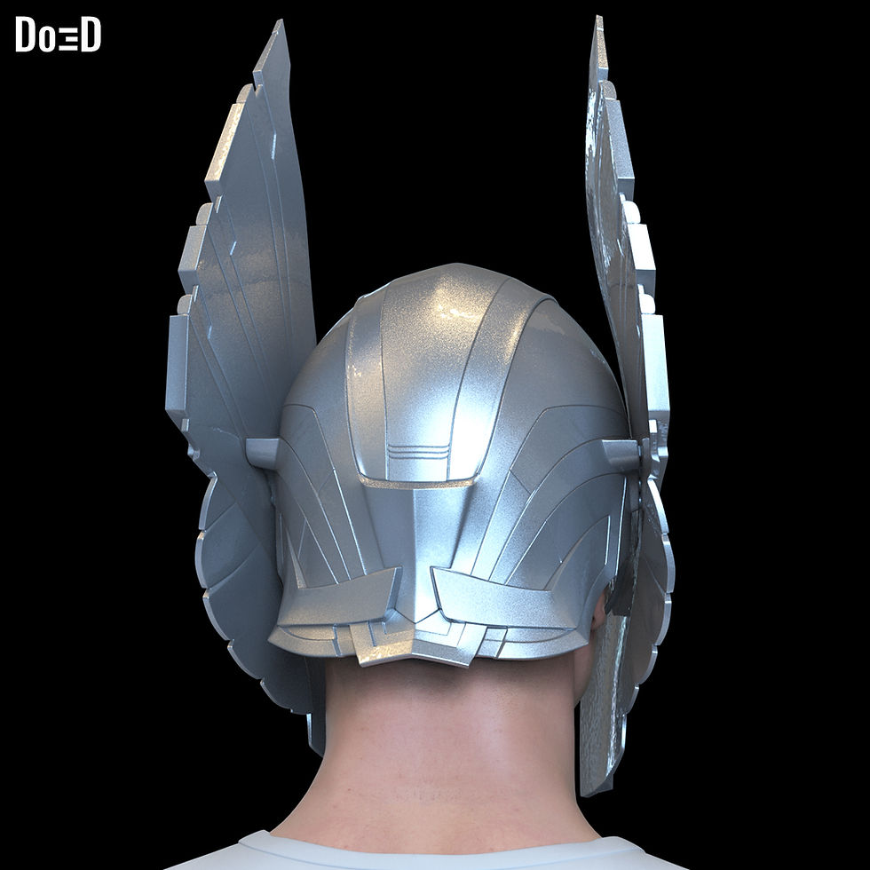 Thumbnail: Thor Classic Helmet 2011 Original OG | 3D Printable Model STL File #390