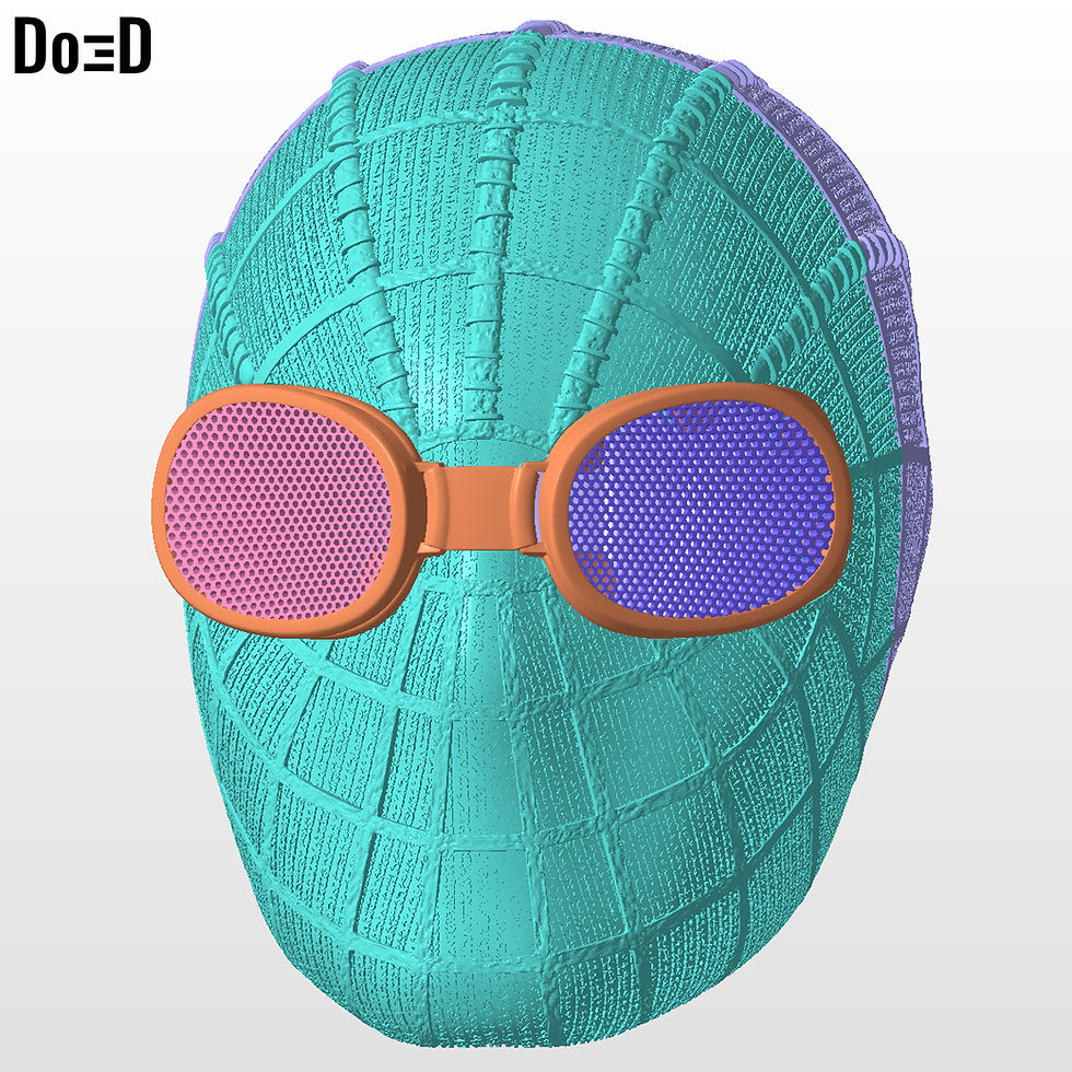 Thumbnail: Spider-Noir Helmet Nicolas Cage Spider-Man | 3D Printable Model #SN79