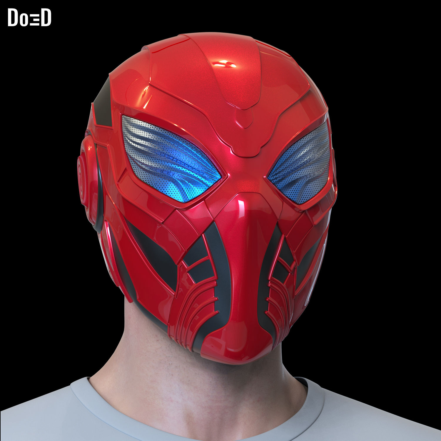 X Beetle 002 Spider-Man Variant Helmet | 3D Printable Model STL File #XB002