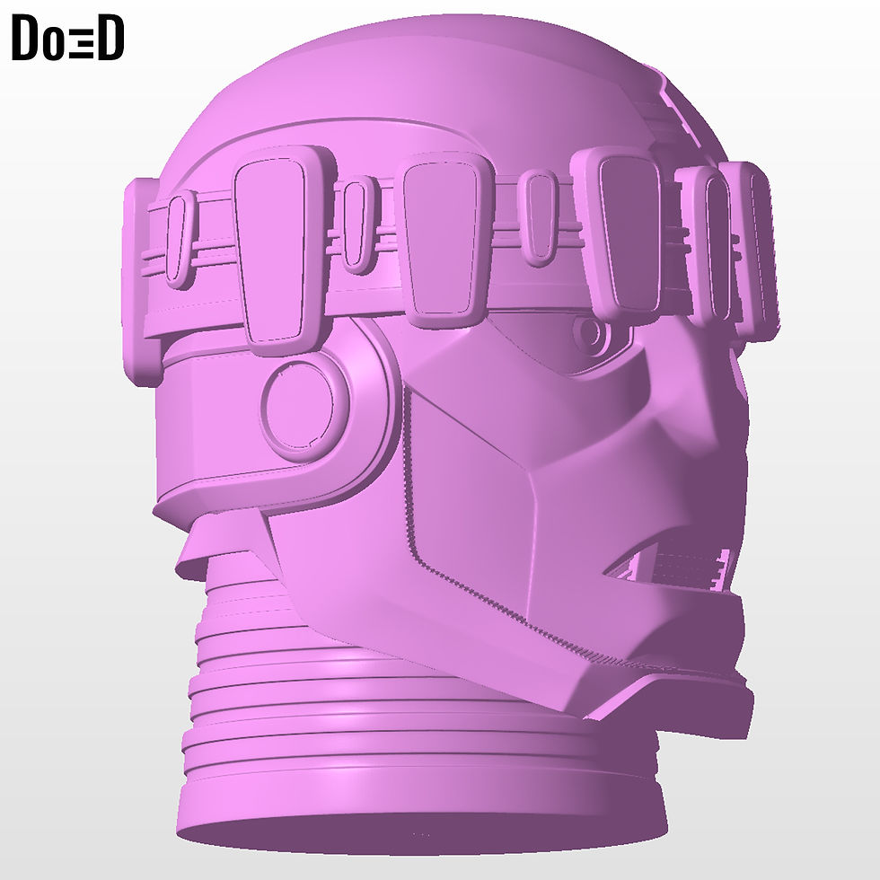 Thumbnail: Sentinel Head Life-size Statue Helmet Avengers Doomsday 3D Printable Model #SD9