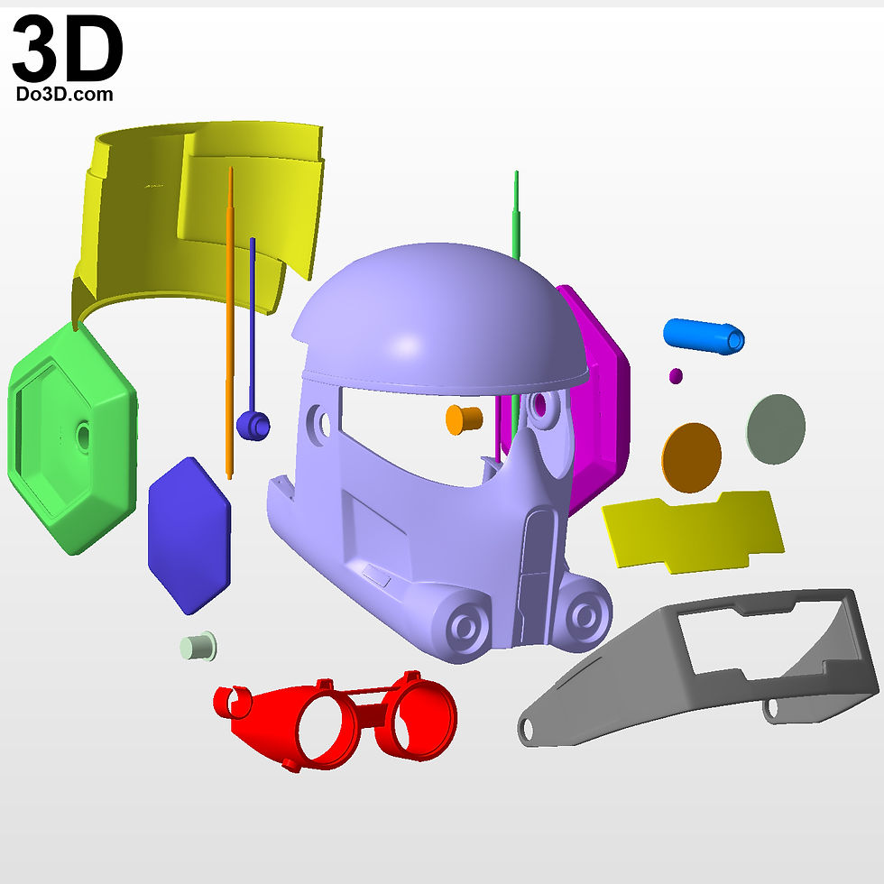 Thumbnail: Tech Bad Batch armor | 3D Printable Model #BBT1