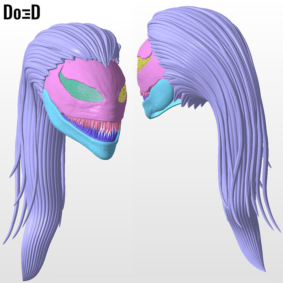 Thumbnail: Agony Symbiote Female Venom | 3D Printable Model #VA15