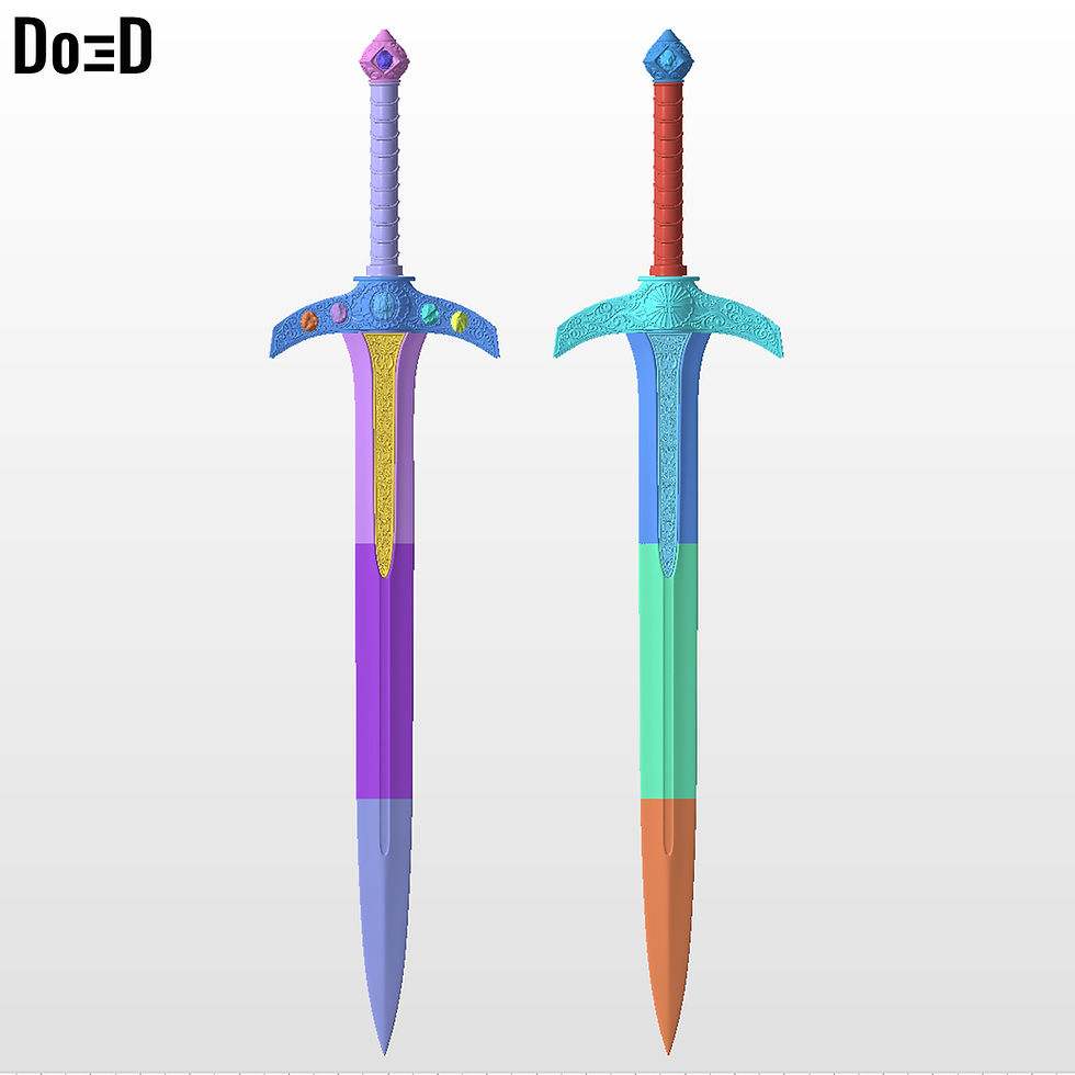 Thumbnail: Doctor Doom Infinity Sword Concep Exclusive Avengers Doomsday 3D Model STL #D883