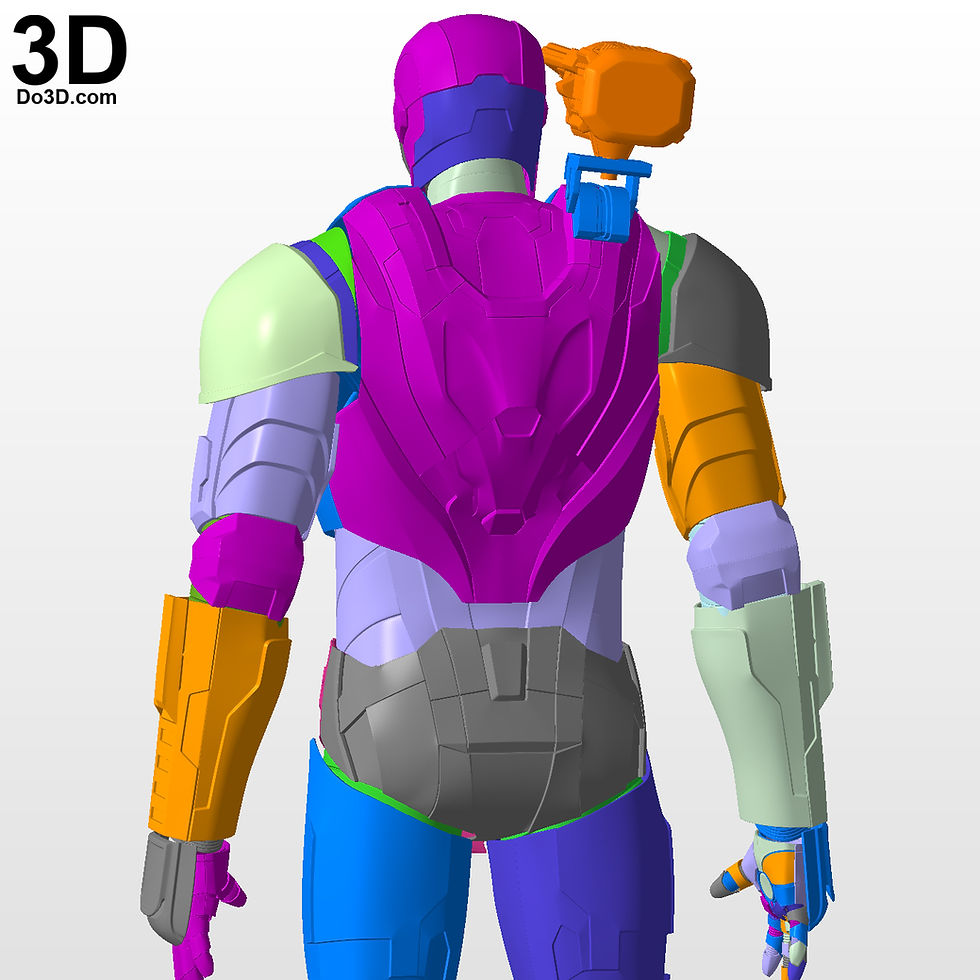 Thumbnail: Iron Man Avengers Team Suit Armor Mark VI MK 6 Endgame 3D Printable Model #A591