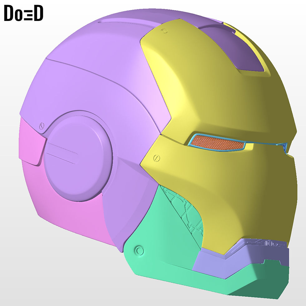 Thumbnail: Iron Man Mark IV MK 4 Helmet Only | 3D Printable Model #GV44