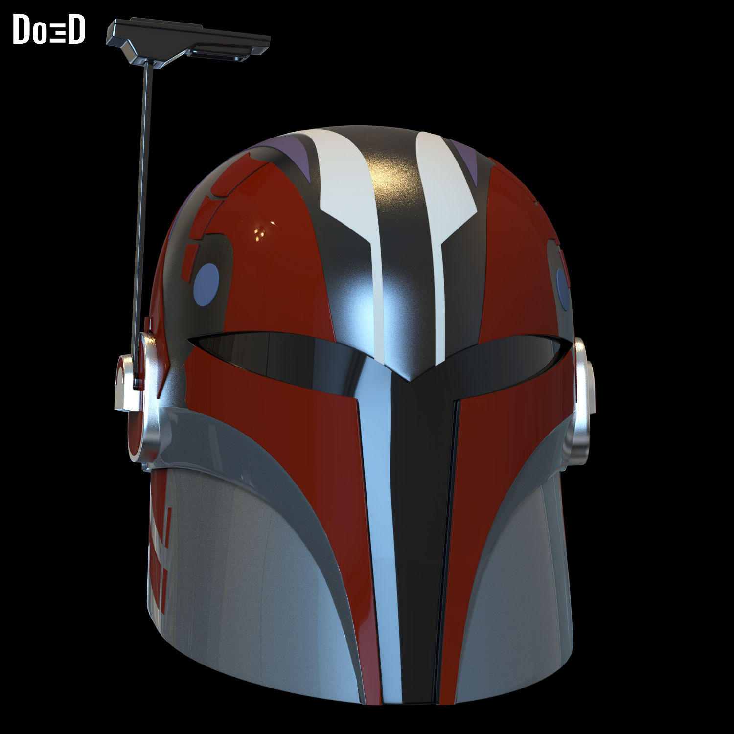Sabine Wren Mandalorian Helmet from Ashoka 3D Printable Model STL File #S92