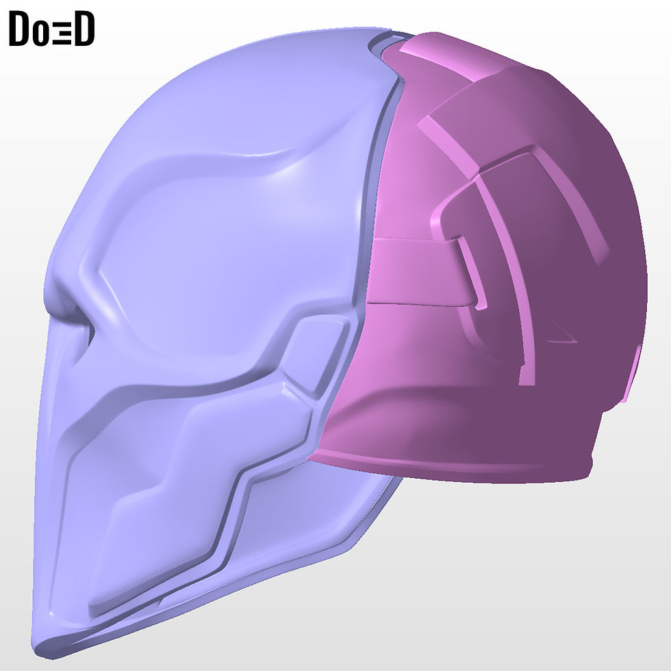 Thumbnail: Deathstroke Arkham Knight Helmet Classic | 3D Printable Model #H29