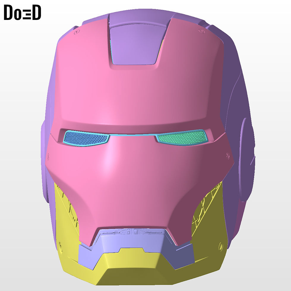 Thumbnail: Iron Man Mark VI MK 6 Armor Suit + Inner Chest Details 3D Printable Model #TI23