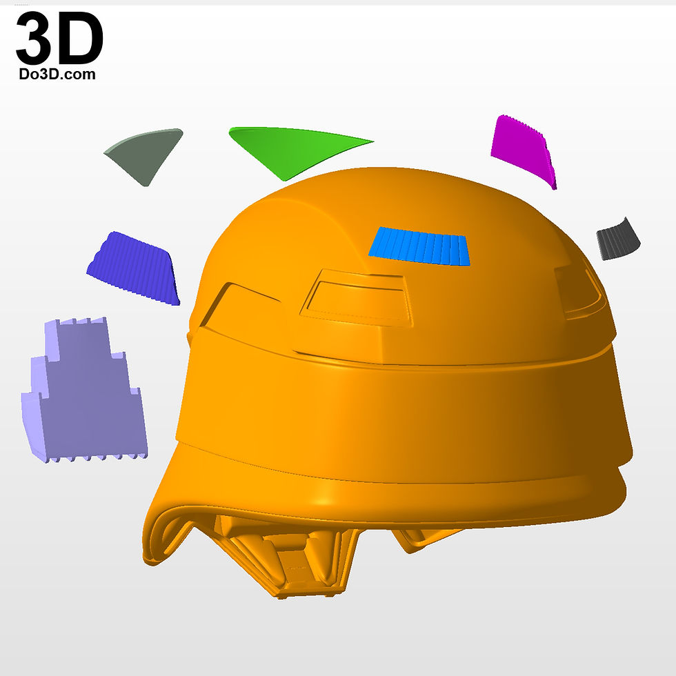 Thumbnail: Dark Trooper Full Bod + Helmet Star Wars Mandalorian | 3D Printable Model #DT001
