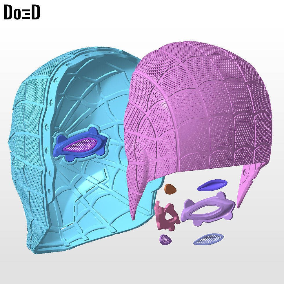 Thumbnail: SpiderHood Helmet Red Hood Spider-Man Mashup | 3D Printable Model #SH329