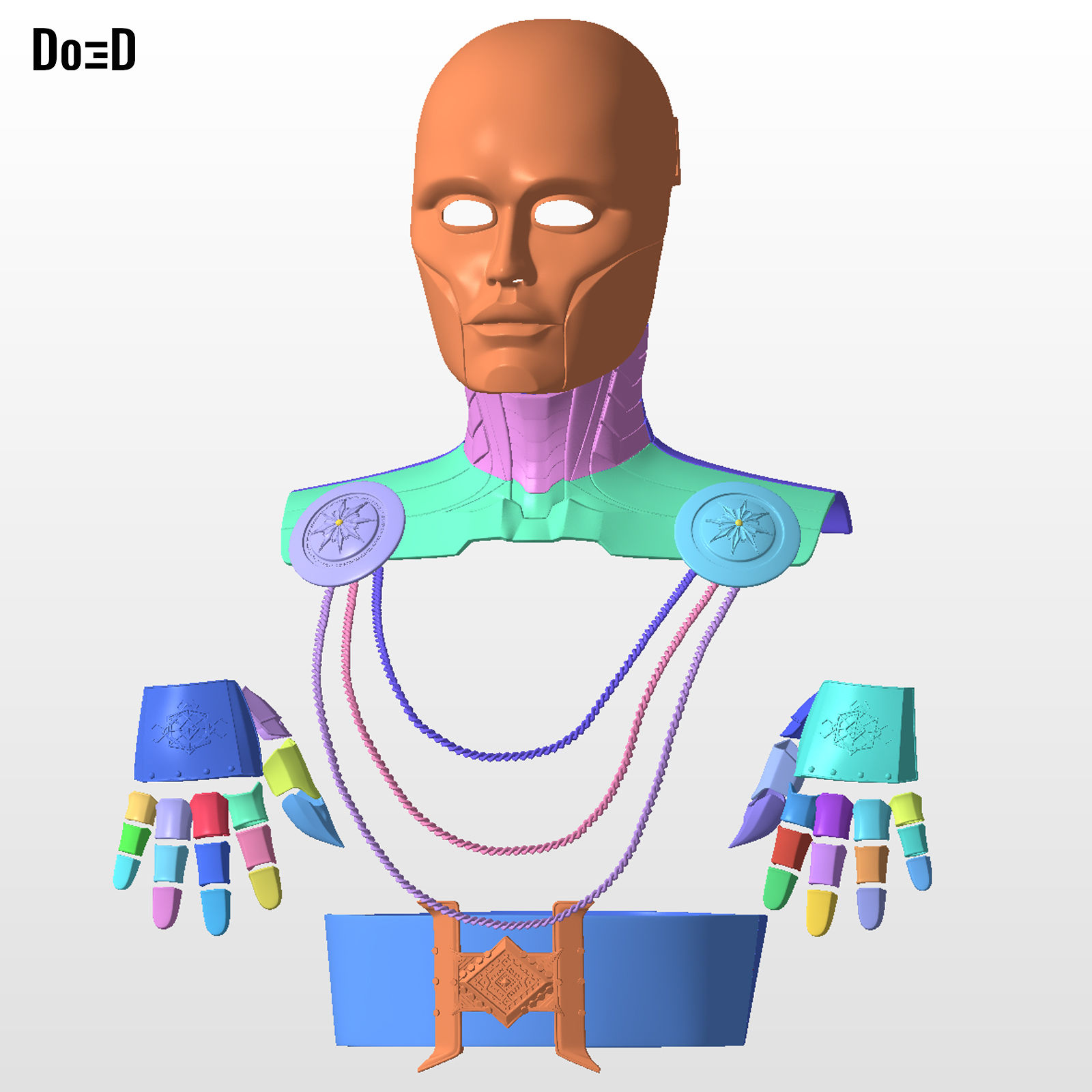 Latverian Witch Full Armor Pack | 3D Printable Model STL File #LV1000