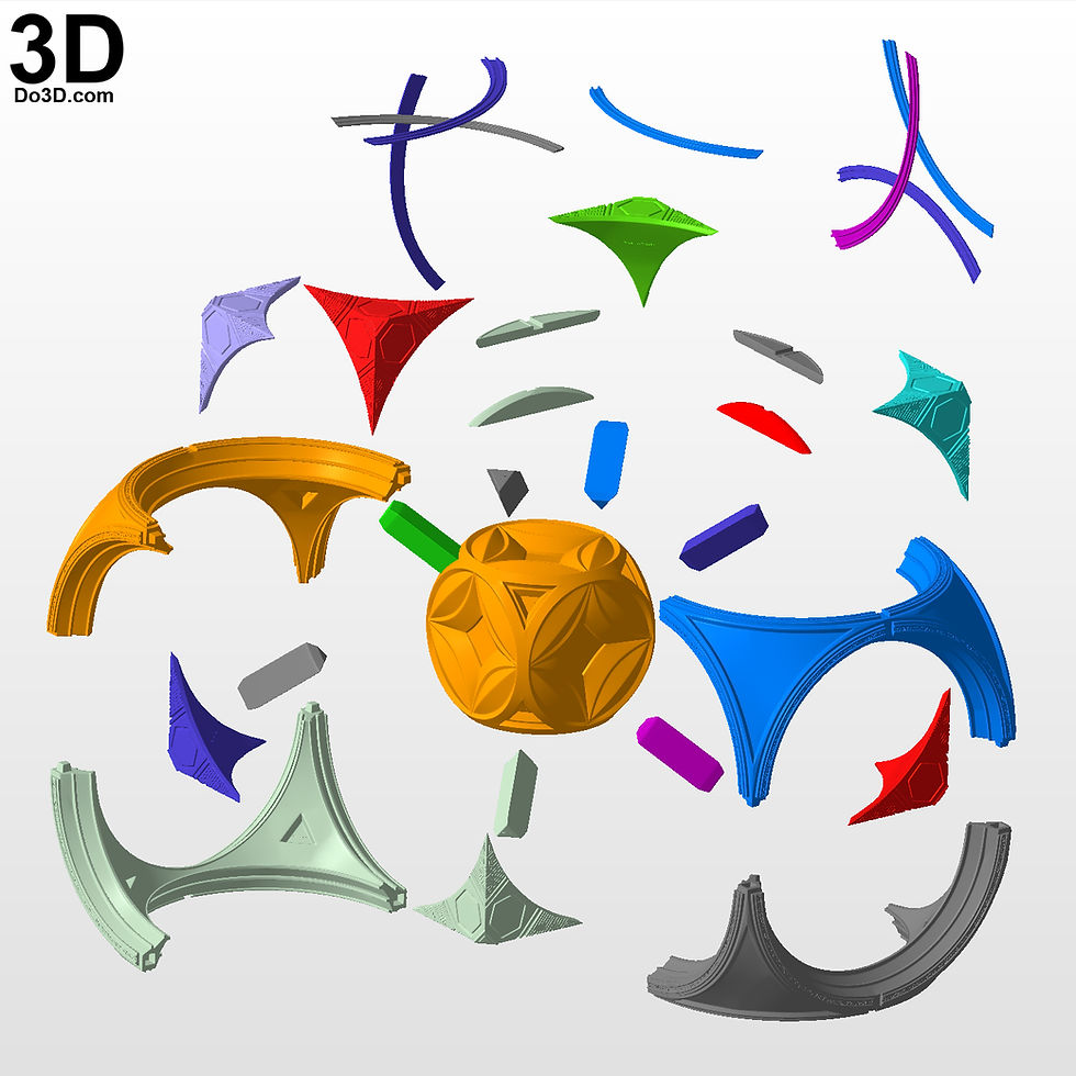 Thumbnail: Spider-man No Way Home Doctor Strange Spell Box / Cube 3D Printable Model #NWH9