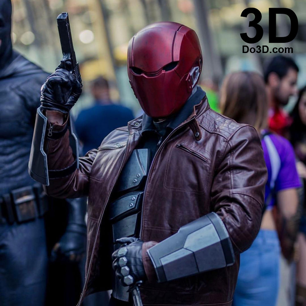 Thumbnail: Red Hood Injustice 2 Helmet Cowl | 3D Model Project #2712