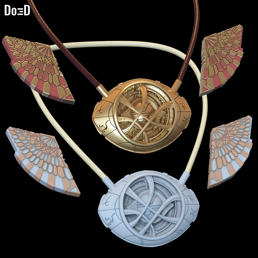 Thumbnail: The Eye of Agamotto Doctor Strange, Dr Brooch Brooches 3D printable model #d619