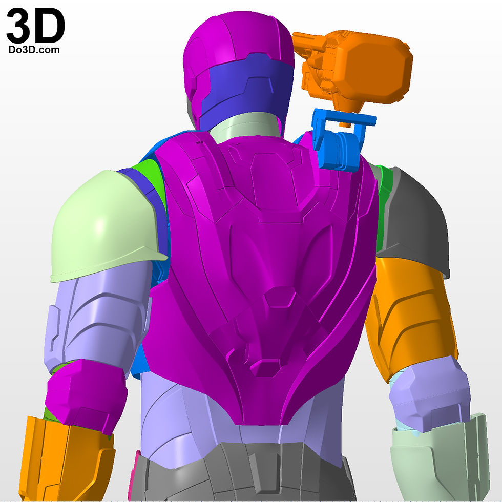 Thumbnail: Iron Man Avengers Team Suit Armor Mark VI MK 6 Endgame 3D Printable Model #A591