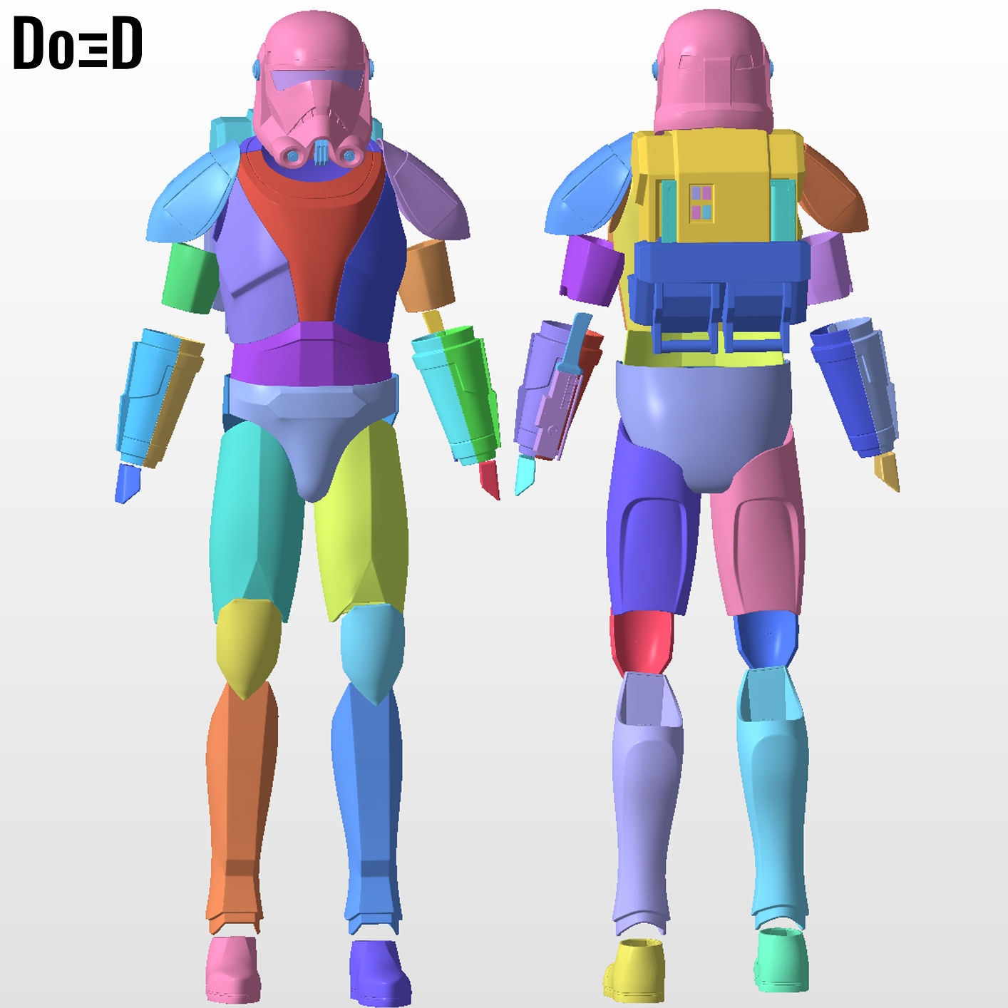 Hunter Bad Batch Armor | 3D Printable Model #BBH11