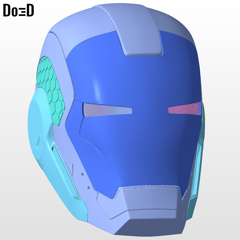 Thumbnail: Iron Man Mark XXXIX Gemini (MK 39) Full Body Armor | FREE 3D Printable Model