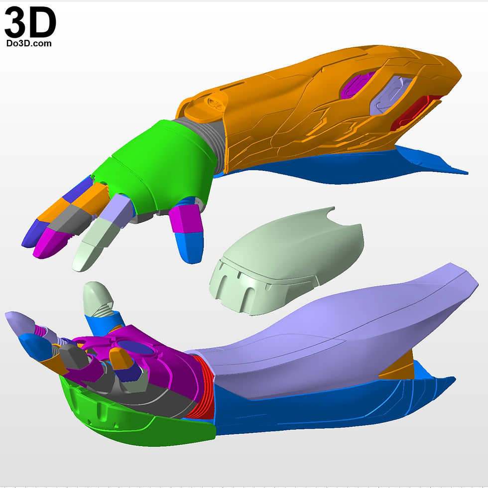 Thumbnail: Iron Man Mark XLV MK 45 Gauntlet  | 3D Printable Model #G415