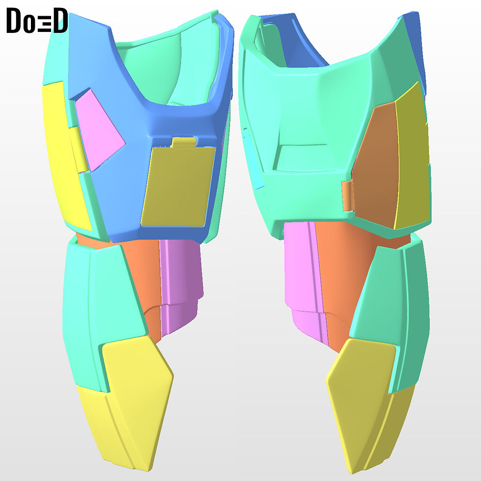 Thumbnail: Iron Man Mark VI MK 6 IV 4 Gauntlet  | 3D Printable Model STL File #G46