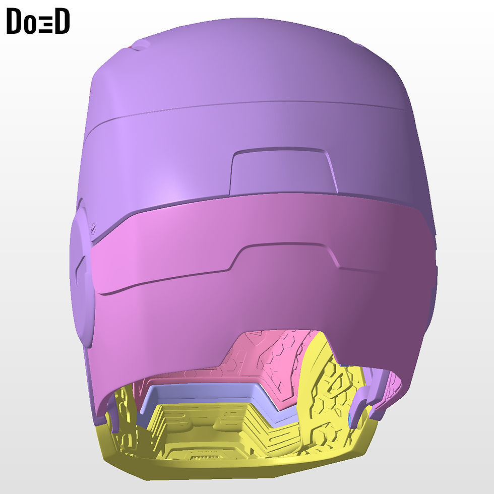 Thumbnail: Iron Man Mark VI MK 6 Armor Suit + Inner Chest Details 3D Printable Model #TI23