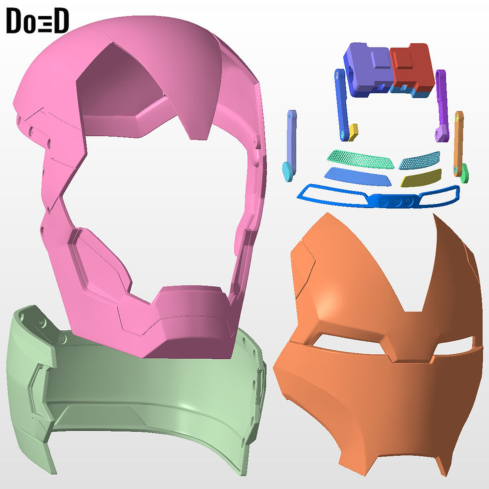 Thumbnail: Iron Patriot 2024 Helmet | 3D Printable Model #IP24