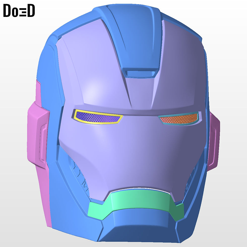 Thumbnail: MK 33 Concept Helmet (Iron Man Mark XXXIII) 3D Printable Model #MK33C