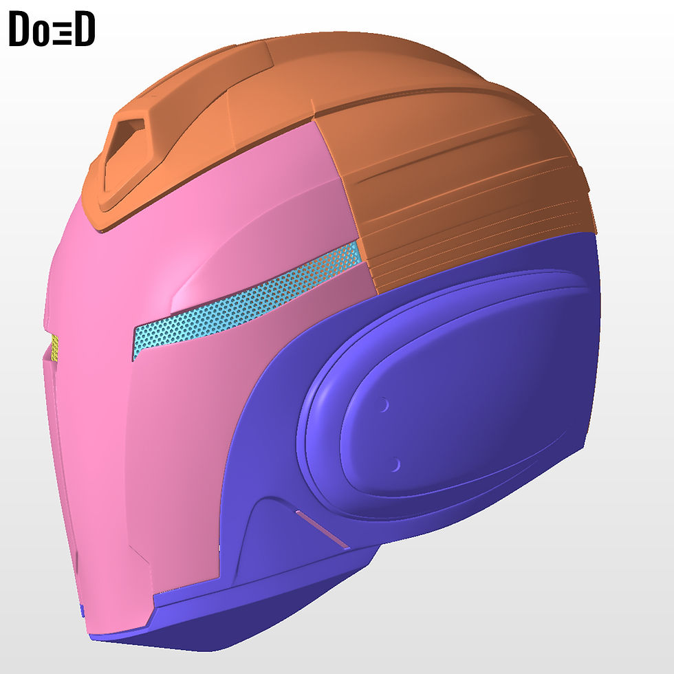 Thumbnail: IronHeart MIT Helmet 3D Printable Model STL File #IHM131