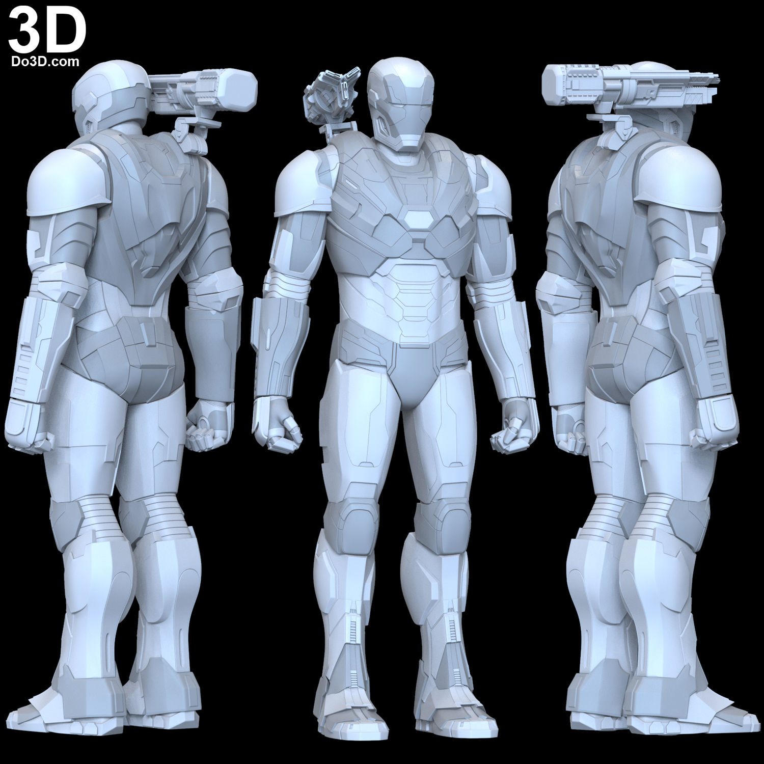 War Machine 006 Armor Mark VI MK 6 Endgame 3D Printable Model #5987