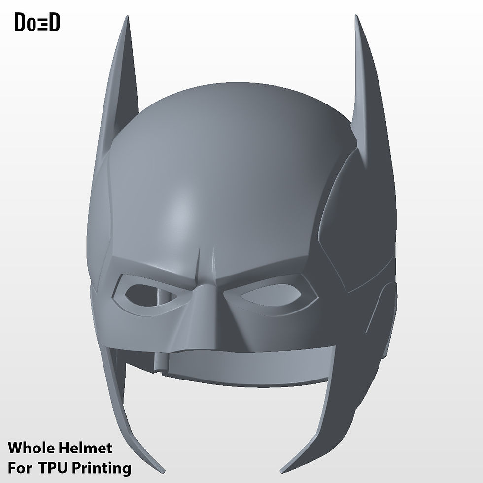 Thumbnail: BatNoir M2 Helmet Do3D Exclusive 3D Printable Model Print File STL #BN2