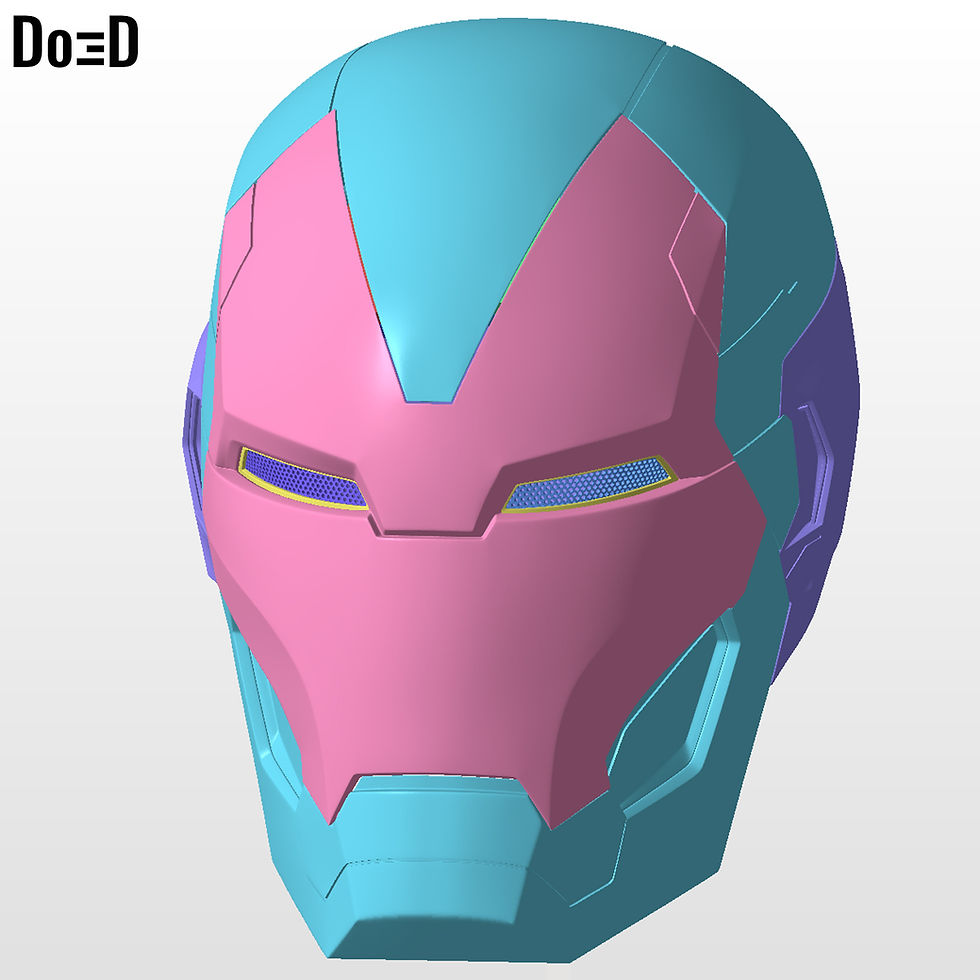 Thumbnail: Iron Patriot 2024 Helmet | 3D Printable Model #IP24