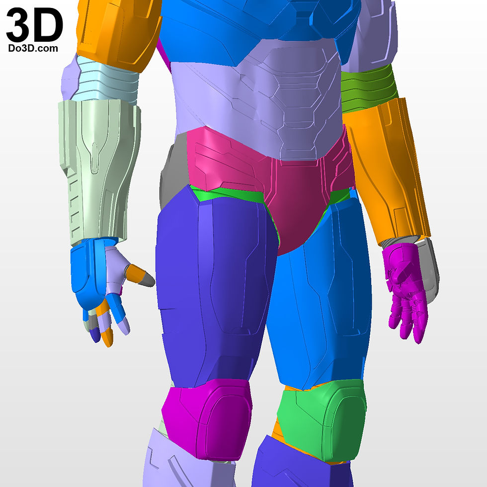 Thumbnail: Iron Man Avengers Team Suit Armor Mark VI MK 6 Endgame 3D Printable Model #A591