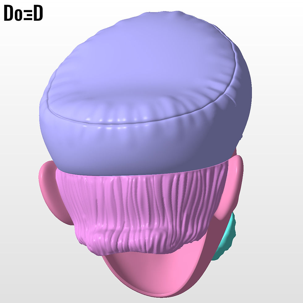 Thumbnail: Luigi Super Mario Movie Helmet | 3D Printable Model #LSM85